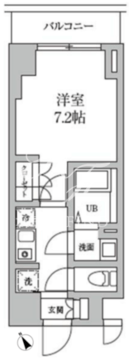 レジディア日本橋馬喰町2 1103 間取り図