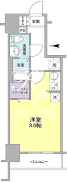ウィルテラス深川住吉 304 間取り図