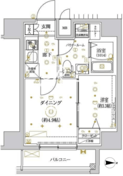 リルシア王子 301 間取り図