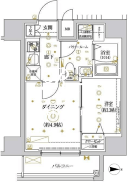 リルシア王子 1101 間取り図