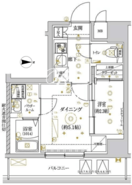 リルシア王子 302 間取り図