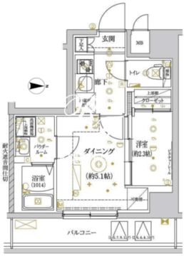 リルシア王子 402 間取り図