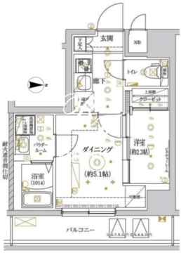 リルシア王子 502 間取り図