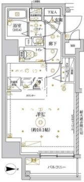 リルシア王子 603 間取り図