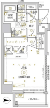 リルシア王子 1103 間取り図