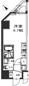 エスレジデンス駒込六義園 404 間取り図