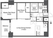 コンフォリア日暮里 103 間取り図