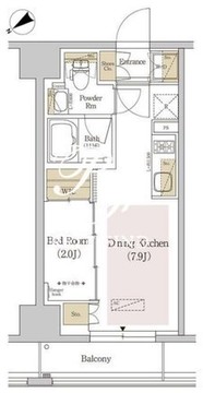 アーバネックス両国 304 間取り図