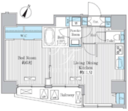 グランハイツ曙橋 1302 間取り図