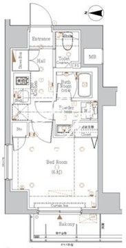 ログ本所吾妻橋 901 間取り図