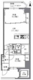 エスレジデンス菊川リヴィエ 501 間取り図