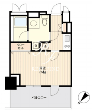 ドゥーエ幡ヶ谷 302 間取り図
