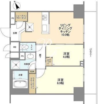 ＢＬＥＳＳ蔵前 1310 間取り図