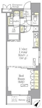 パークヴィラ恵比寿 403 間取り図