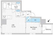 イプセ東京月島 403 間取り図