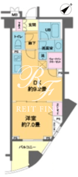 カスタリア池袋 402 間取り図