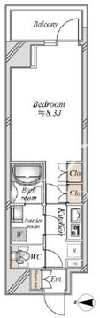 アーバンパーク浅草 202 間取り図