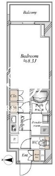 アーバンパーク浅草 703 間取り図
