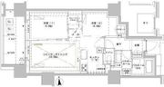 パークスフィア牛込神楽坂 1303 間取り図 ?>