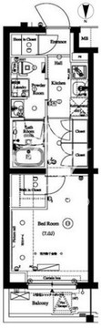 アークマーク新宿下落合 407 間取り図