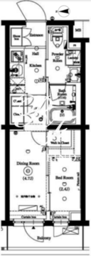 アークマーク新宿下落合 305 間取り図