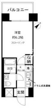 フォレシティ豊洲 701 間取り図