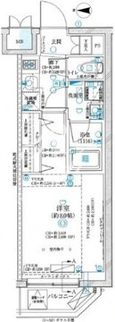 グランパセオ神楽坂2 207 間取り図