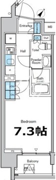 プラチナレジデンス 801 間取り図