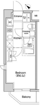 プラウドフラット森下 706 間取り図