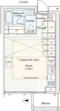 カスタリア渋谷櫻丘 303 間取り図