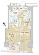 セレサ日本橋堀留町 603 間取り図