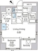 イルジラソーレ 901 間取り図