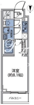 ルネサンスコート高田馬場 207 間取り図