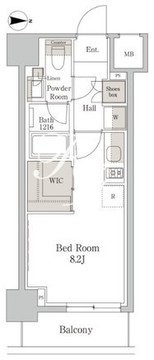 パークアクシス東陽町レジデンス 703 間取り図