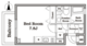 レジディア西新宿2 205 間取り図