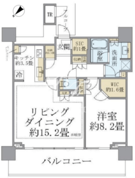 ザ・コート神宮外苑 506 間取り図