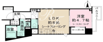 ザ・パークワンズ山吹神楽坂 507 間取り図