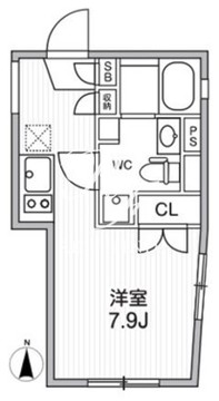 ファーレ恵比寿 203 間取り図