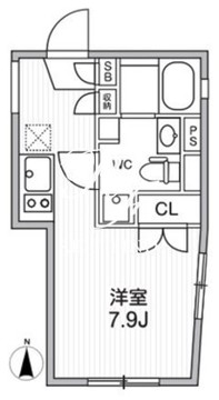 ファーレ恵比寿 303 間取り図