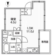 ファーレ恵比寿 104 間取り図