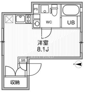 ファーレ恵比寿 202 間取り図