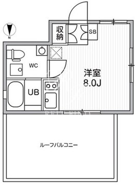ファーレ恵比寿 304 間取り図