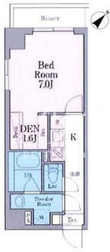 グランレスト文京茗荷谷 101 間取り図
