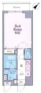 グランレスト文京茗荷谷 402 間取り図