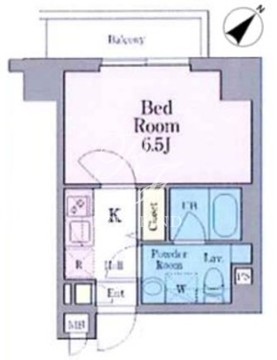 グランレスト文京茗荷谷 103 間取り図