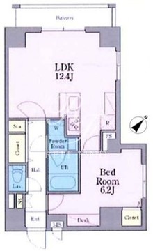 グランレスト文京茗荷谷 502 間取り図