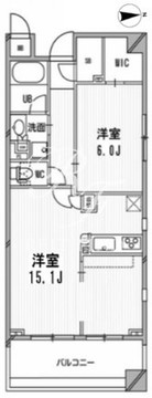 アーデン神保町 206 間取り図