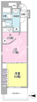 コンフォリア西麻布 301 間取り図
