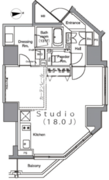 パークハビオ麻布台 301 間取り図