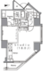 パークハビオ麻布台 301 間取り図